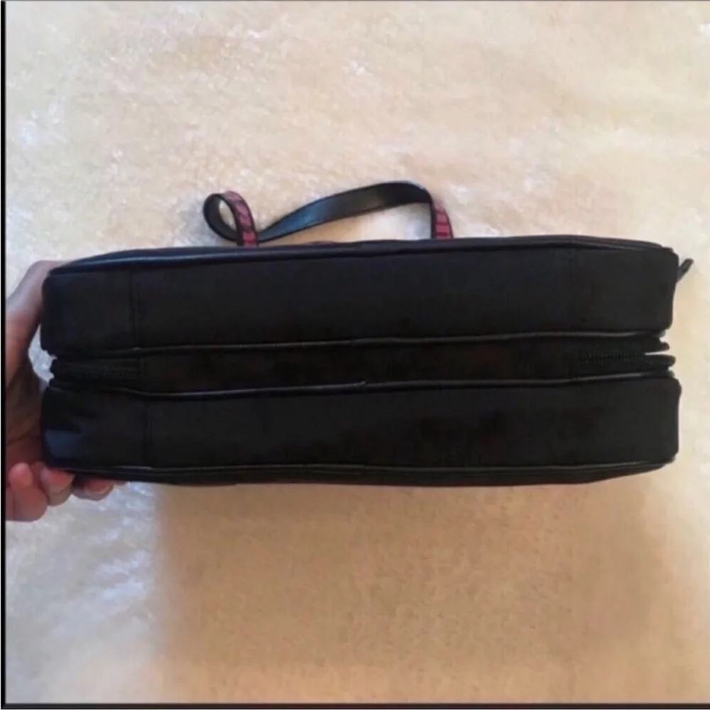 Victoria's Secret Pink Stripe Jetsetter Make up Cosmetic Hanging Travel …